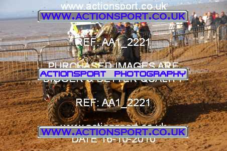 Photo: AA1_2221 ActionSport Photography 16/10/2010 Weston Beach Race 2010  _3_QuadsSidecars #501