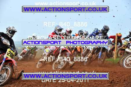 Photo: B40_8886 ActionSport Photography 25/04/2011 AMCA Bristol Spartans MC - Rockhampton  _1_MX1-MX2_Experts #103