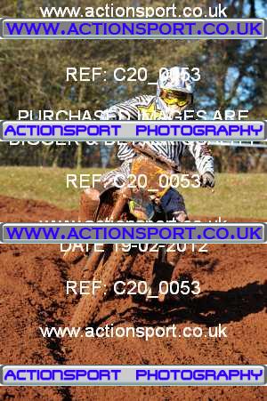 Photo: C20_0053 ActionSport Photography 19/02/2012 AMCA Ross Falcons MC - Bromsberrow  _1_ExpertsMX1 #58