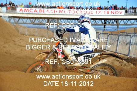 Photo: CB0_3591 ActionSport Photography 17,18/11/2012 AMCA Skegness Beach Race [Sat/Sun]  _4_Solos #156
