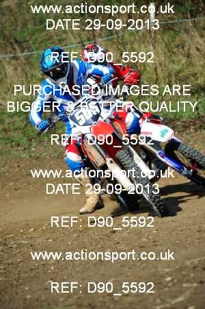 Photo: D90_5592 ActionSport Photography 29/09/2013 AMCA Dursley MXC - Nympsfield  _7_MX2Juniors-Over18