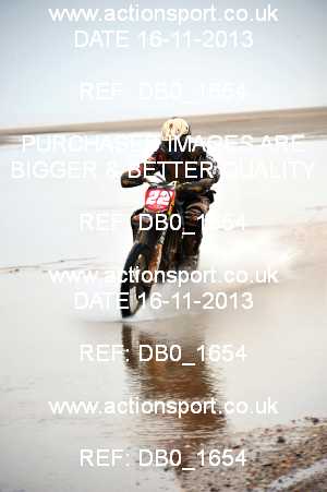 Photo: DB0_1654 ActionSport Photography 16,17/11/2013 AMCA Skegness Beach Race [Sat/Sun]  _1_Clubman-Vets #22