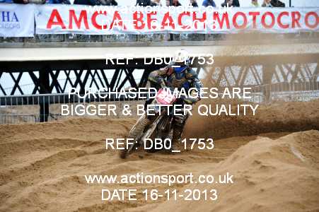 Photo: DB0_1753 ActionSport Photography 16,17/11/2013 AMCA Skegness Beach Race [Sat/Sun]  _1_Clubman-Vets #22