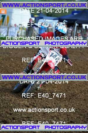 Photo: E40_7471 ActionSport Photography 21/04/2014 Hampshire MXC - Grittenham  _3_Vets #144