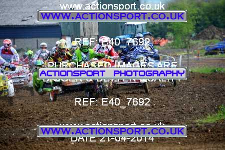 Photo: E40_7692 ActionSport Photography 21/04/2014 Hampshire MXC - Grittenham  _5_Sidecars #89