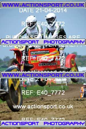 Photo: E40_7772 ActionSport Photography 21/04/2014 Hampshire MXC - Grittenham  _5_Sidecars #56