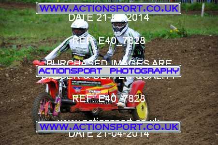 Photo: E40_7828 ActionSport Photography 21/04/2014 Hampshire MXC - Grittenham  _5_Sidecars #56