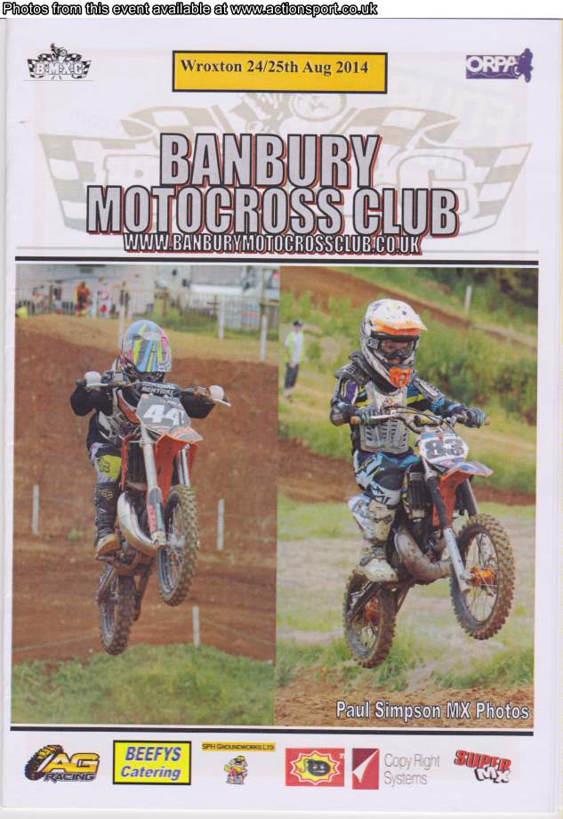 Event programme page