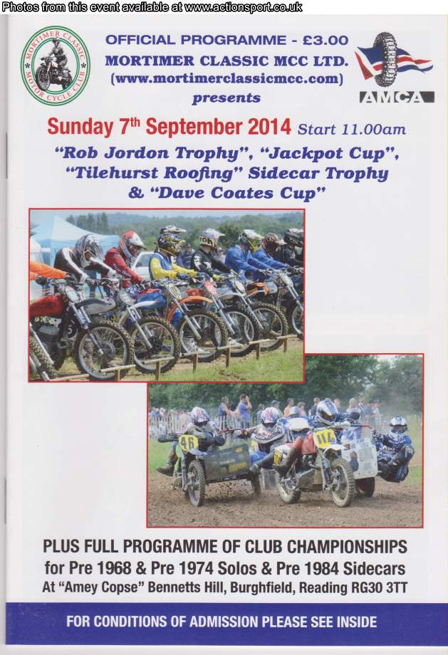 Event programme page