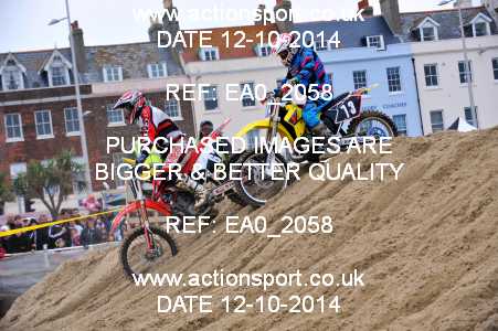 Photo: EA0_2058 ActionSport Photography 12/10/2014 AMCA Purbeck MXC - Weymouth Beach Race  _1_Juniors #62