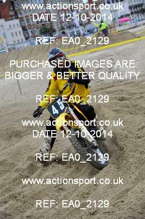 Photo: EA0_2129 ActionSport Photography 12/10/2014 AMCA Purbeck MXC - Weymouth Beach Race  _1_Juniors #45
