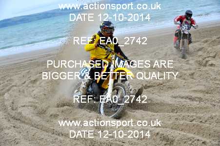 Photo: EA0_2742 ActionSport Photography 12/10/2014 AMCA Purbeck MXC - Weymouth Beach Race  _1_Juniors #45