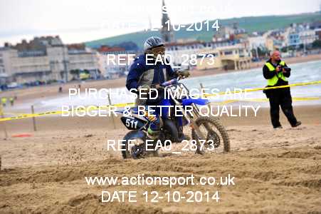 Photo: EA0_2873 ActionSport Photography 12/10/2014 AMCA Purbeck MXC - Weymouth Beach Race  _1_Juniors #511