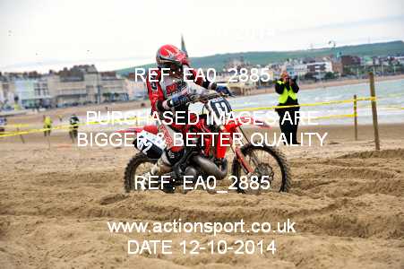 Photo: EA0_2885 ActionSport Photography 12/10/2014 AMCA Purbeck MXC - Weymouth Beach Race  _1_Juniors #62