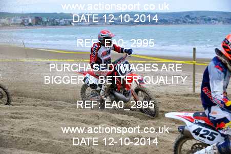 Photo: EA0_2995 ActionSport Photography 12/10/2014 AMCA Purbeck MXC - Weymouth Beach Race  _1_Juniors #62