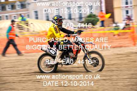 Photo: EA0_4416 ActionSport Photography 12/10/2014 AMCA Purbeck MXC - Weymouth Beach Race  _1_Juniors #45