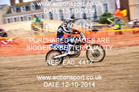 Photo: EA0_4417 ActionSport Photography 12/10/2014 AMCA Purbeck MXC - Weymouth Beach Race  _1_Juniors #721
