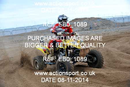 Photo: EB0_1089 ActionSport Photography 8,9/11/2014 AMCA Skegness Beach Race [Sat/Sun]  _2_Quads-Sidecars #53