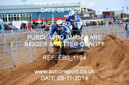 Photo: EB0_1194 ActionSport Photography 8,9/11/2014 AMCA Skegness Beach Race [Sat/Sun]  _2_Quads-Sidecars #271
