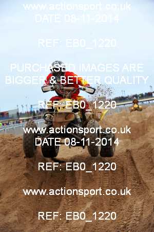 Photo: EB0_1220 ActionSport Photography 8,9/11/2014 AMCA Skegness Beach Race [Sat/Sun]  _2_Quads-Sidecars #53