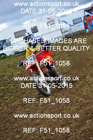 Photo: F51_1058 ActionSport Photography 31/05/2015 AMCA Upton Motorsports Club - Longdon  _3_MX1Juniors
