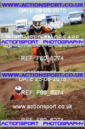 Photo: F60_6274 ActionSport Photography 28/06/2015 AMCA Polesworth MCC - Stipers Hill  _4_MX2Juniors #487