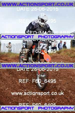 Photo: F60_6495 ActionSport Photography 28/06/2015 AMCA Polesworth MCC - Stipers Hill  _7_MX1Juniors #72