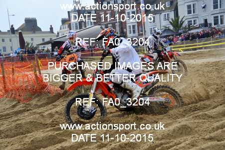 Photo: FA0_3204 ActionSport Photography 11/10/2015 AMCA Purbeck MXC Weymouth Beach Race  _1_Juniors #45