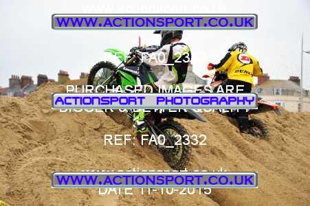 Photo: FA0_2332 ActionSport Photography 11/10/2015 AMCA Purbeck MXC Weymouth Beach Race  _1_Juniors #97