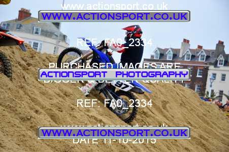 Photo: FA0_2334 ActionSport Photography 11/10/2015 AMCA Purbeck MXC Weymouth Beach Race  _1_Juniors #97