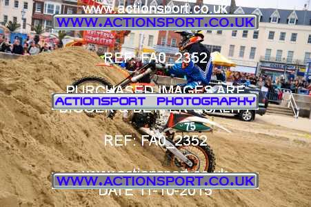 Photo: FA0_2352 ActionSport Photography 11/10/2015 AMCA Purbeck MXC Weymouth Beach Race  _1_Juniors #75