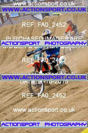 Photo: FA0_2452 ActionSport Photography 11/10/2015 AMCA Purbeck MXC Weymouth Beach Race  _1_Juniors #75