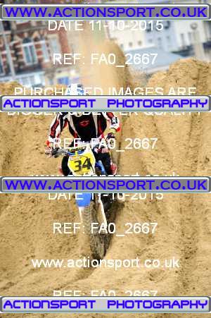 Photo: FA0_2667 ActionSport Photography 11/10/2015 AMCA Purbeck MXC Weymouth Beach Race  _2_Seniors #34
