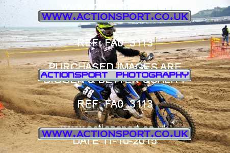 Photo: FA0_3113 ActionSport Photography 11/10/2015 AMCA Purbeck MXC Weymouth Beach Race  _1_Juniors #56