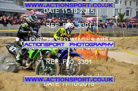 Photo: FA0_3301 ActionSport Photography 11/10/2015 AMCA Purbeck MXC Weymouth Beach Race  _1_Juniors #97