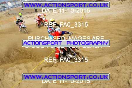 Photo: FA0_3315 ActionSport Photography 11/10/2015 AMCA Purbeck MXC Weymouth Beach Race  _1_Juniors #421