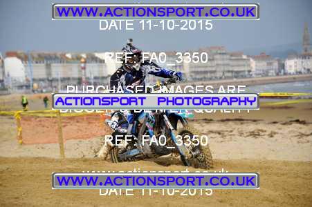 Photo: FA0_3350 ActionSport Photography 11/10/2015 AMCA Purbeck MXC Weymouth Beach Race  _1_Juniors #32