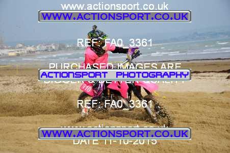 Photo: FA0_3361 ActionSport Photography 11/10/2015 AMCA Purbeck MXC Weymouth Beach Race  _1_Juniors #110