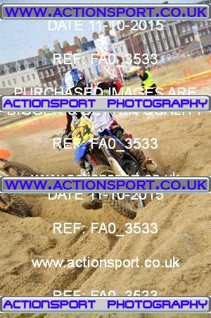 Photo: FA0_3533 ActionSport Photography 11/10/2015 AMCA Purbeck MXC Weymouth Beach Race  _2_Seniors #34