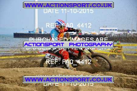 Photo: FA0_4412 ActionSport Photography 11/10/2015 AMCA Purbeck MXC Weymouth Beach Race  _1_Juniors #421