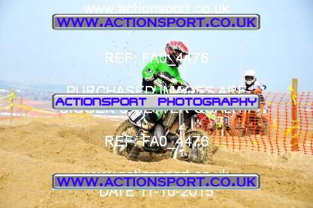 Photo: FA0_4476 ActionSport Photography 11/10/2015 AMCA Purbeck MXC Weymouth Beach Race  _1_Juniors #318