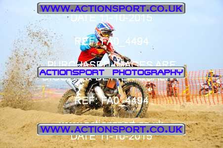 Photo: FA0_4494 ActionSport Photography 11/10/2015 AMCA Purbeck MXC Weymouth Beach Race  _1_Juniors #421