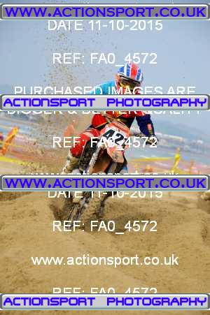 Photo: FA0_4572 ActionSport Photography 11/10/2015 AMCA Purbeck MXC Weymouth Beach Race  _1_Juniors #421