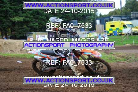 Photo: FA0_7533 ActionSport Photography 24/10/2015 YMSA Mid Sussex MCC - Compass Cup Mildenhall _5_Youth #21