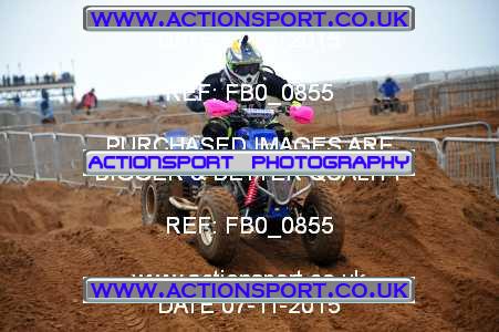 Photo: FB0_0855 ActionSport Photography 7,8/11/2015 AMCA Skegness Beach Race [Sat/Sun]  _2_Quads-Sidecars #333