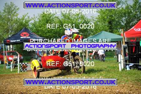 Photo: G51_0020 ActionSport Photography 07/05/2016 Mortimer Classic MC - Team Race  _2_Sidecars #50