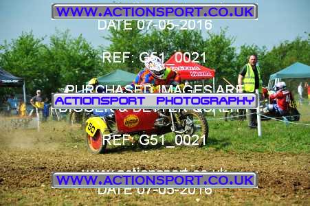 Photo: G51_0021 ActionSport Photography 07/05/2016 Mortimer Classic MC - Team Race  _2_Sidecars #50