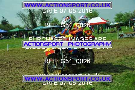 Photo: G51_0026 ActionSport Photography 07/05/2016 Mortimer Classic MC - Team Race  _2_Sidecars #50