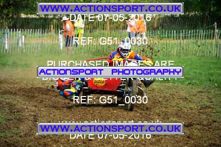 Photo: G51_0030 ActionSport Photography 07/05/2016 Mortimer Classic MC - Team Race  _2_Sidecars #50