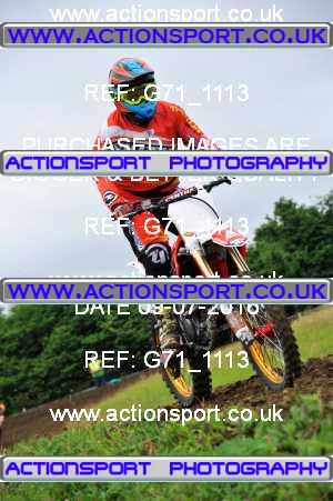 Photo: G71_1113 ActionSport Photography 09/07/2016 Thornbury MX Practice - Tinckley Lane 0950AM_Juniors